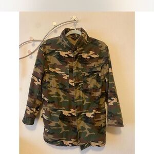 Camouflage Military Style Jacket